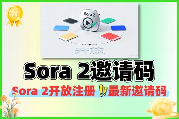 Sora 2正式开放注册附最新分享的邀请码合集