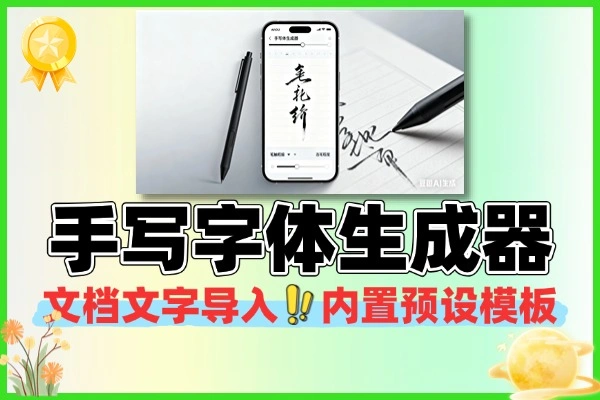手写字体模拟生成器安卓使用